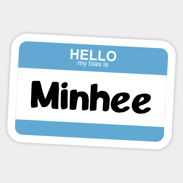 My Bias is Minhee Sticker by Silvercrystal